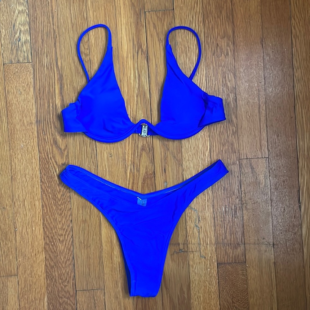 Shein Blue Bikini NWOT